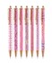 Mr. Pen- Fancy Pens for Women, Pink Paradise, 7 Black Ink Ballpoint Pens with 10 Refills, 1.0mm, Cute Pens for Journaling, Cool Pens Ballpoint, Fancy Pen, Christmas Gift