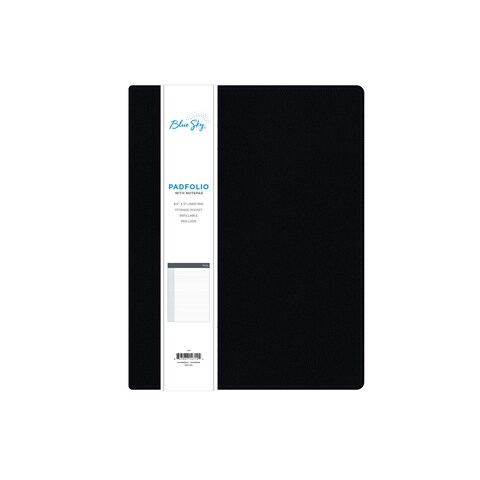 Blue Sky Professional Padfolio: Comprehensive Portfolio and Efficient Document Organizer, Ideal Business Accessory for Modern Professionals, 9.5&quot; x 12