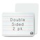 Small White Dry Erase Board for Kids 2pk.  Double Sided Lapboard Mini Ideal Dry Erase Board Perfect for Homeschool Supplies, Office, Classroom