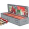 Premium Wrapping Paper Storage Container -Durable Material 600D tear-proof - Fits up to 27 Paper Rolls -Extra Pockets for Ribbons &amp; Bows. Underbed Gift Wrap Organizer, Ideal for Holiday Christmas, etc