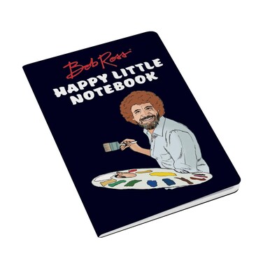 The Unemployed Philosophers Guild Bob Ross Happy Little Notebook - Passport Sized Mini Journal