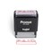 Promot Paid Self Inking Rubber Stamp - Refillable Paid Stamper - Business, Bookkeeping, Ordering, Accounting, Work, Office Stamps - Red Ink