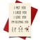 Cheerin Valentines Day Cards for Him and Her - Sweet Romantic Greeting Card with Envelope - Anniversary Present for Husband Wife Girlfriend Boyfriend
