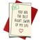 Cheerin Funny Greeting Card with Envelope - Anniversary Card - Romantic Birthday Card - Hilarious Gifts for Him Her Girlfriend Boyfriend Wife Husband