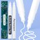 ARTISTRO 2 White Permanent Marker - Waterproof Markers for Fabric, Rocks, Glass, Wood, Paper - Oil Based Paint Pens - Extra-Fine Tip 0.7mm
