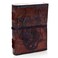 AzureGreen DOUBLE DRAGON Blank Page BOOK Handcrafted Leather Writing Unlined 5 x 7 JOURNAL (Brown)