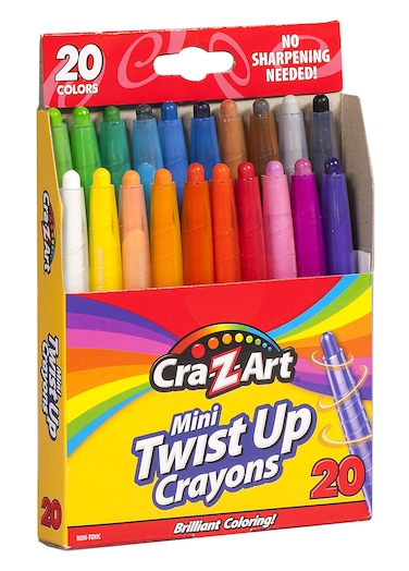 Cra-Z-Art Mini Twist Up Crayons, 20 Count (10253)