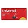 Universal 10210 Medium Binder Clips, 5/8" Capacity, 1 4" Wide, Black, 12/Box