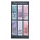 Christian Art Gifts Set of 6 Beloved Scripture Favorites with Abstract Scenic Bookmark Rectangular Folded Magnetic Pastel Design Inspirational Magnetic Bible Verse Bookmark, Size Small 2.3" x 0.8