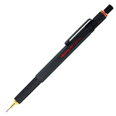 rOtring 800 Mechanical Pencil   0.5 mm   Black Metal Barrel