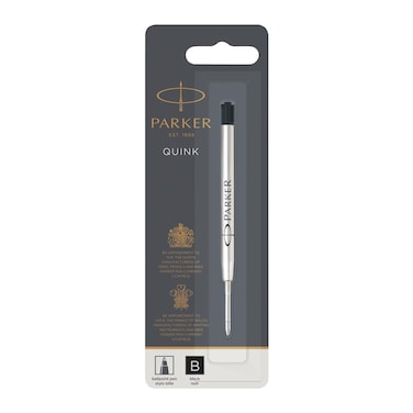 Parker Quink Ball Pen Refill Broad Nib, Black