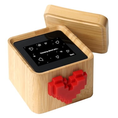 Lovebox Black &amp; White   Love Note Messenger   Meaningful for Mom, Dad, Wife, Husband, Grandma, Grandpa, Kids, Couple Gift, Long Distance Relationship Gift