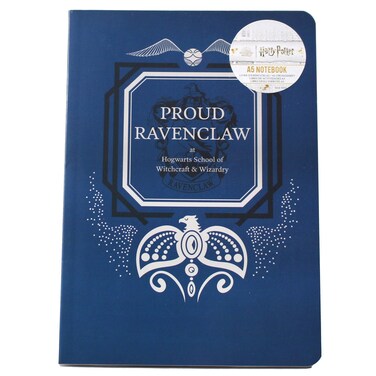Harry Potter A5 Soft Notebook - Proud Ravenclaw - Journal Notebook A5 Merch - Ravenclaw Gifts