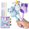 BUNMO Cute Pens for Girls - Cute Gel Pens w/Soft Grip &amp; 6 Refills Included - Gifts for Tween Girls - Designed for Squeezing - Fun Pens for Kids - Pens for Teens - Plush 3 Pack.