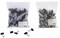 Universal Small Binder Clips Black/Silver, 144 Each (10200VP) - 2 Packs. Total of 288 Clips