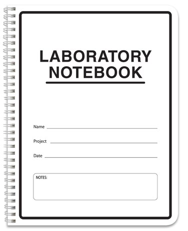 BookFactory Carbonless Lab Notebook (Scientific Grid Format) - Contains Carbon Copies 8.5&quot; x 11&quot;, 50 Sets of Pages, 100 Sheets Total - Duplicator Wire-O Bound (LAB-050-WTG-D)
