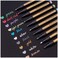 Dyvicl Metallic Marker Pens - Set of 10 Medium Point Metallic Markers for Rock Painting, Black Paper, Card Making, Scrapbooking Crafts, DIY Photo Album