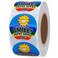 Hybsk Jesus Stickers 1.5 inch Smile Jesus Loves You Labels for Church Christmas Items Gift Total 500 Labels Per Roll