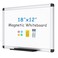 VIZ-PRO Magnetic Whiteboard/Dry Erase Board, 18 X 12 Inches, Includes 1 Eraser &amp; 2 Markers &amp; 4 Magnets