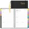 Daily Planner 2025-2026 - 18 Month Planner with Tabs, Calendar Yearly Monthly Weekly Spiral Time Management Planner, January 2025 - June 2026, Flexible Cover, 100GSM Thick Paper, A5 Size, Black