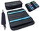 TOOLI-ART Marker &amp; Pen Carrying Case -120 Slots, Canvas, Extra Pockets, Trolley Sleeve, Removable Shoulder Strap, For Most Markers (up to 15mm Diameter), Lipstick, Etc. Black