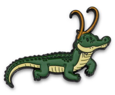 SalesOne LLC Marvel Studios Loki Alligator with Crown Collectible Enamel Pin