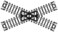 N Code 80 Nickel Silver 60 degree Crossing Atlas Trains