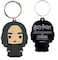Harry Potter Cute Snape Soft Touch PVC Key Ring, 3", Multicolor
