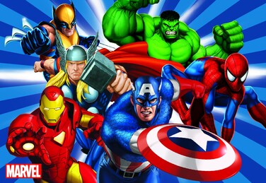 Marvel Super Heroes Magnetic 3D Motion Picture Card Action Figure