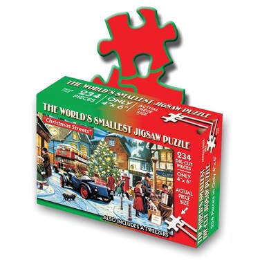 TDC Games World's Smallest Jigsaw Puzzle - Christmas Streets