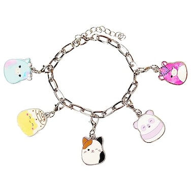 LUV HER Squishmallows Girls Add A Charm Box Set with 1 Charm Bracelet &amp; 5 Interchangeable Charms - Ages 8+