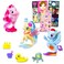 My Little Pony Seapony Toys Collection Set - 10 Pc Bundle with 3 My Little Pony Mermaid Seapony Figures, 5 Accessories, Stickers, More   My Little Pony Toys for Girls