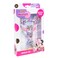 LUV HER Girls Jewelry Set - Dress up 3 Piece Toy Jewelry Box Set with Bead Necklace, Bracelet and Ring - Play Accessories - Ages 3+, Plastic, No Gemstone