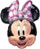 Anagram 26" Minnie Mouse Forever Foil Balloon, Multicolor,40979-01