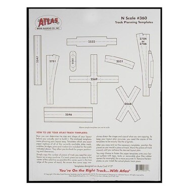 N Track Planning Template Atlas Trains