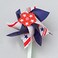 Marvel Trading Company, Inc. U.S. Toy 14" Patriotic Stars Pinwheels, Red White Blue, 4th of July, 12 Pack