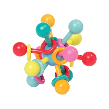 Manhattan Toy Atom Rattle &amp; Teether Grasping Activity Baby Toy