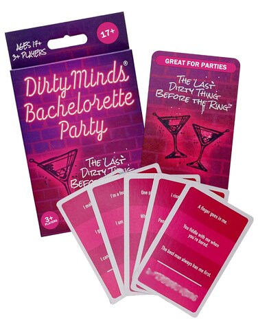 TDC Games Travel Dirty Minds Bachelorette Party Card Game, Ultimate Bachelorette Party Games, The Girl's Night Party Game