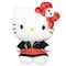 Hello Kitty and Friends Series 2, Hello Kitty Red Punks Plush - Officially Licensed Sanrio Product from Jazwares - Ages 6+
