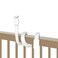 HelloBaby Baby Monitor Mount for HB6550/ Pro/ HB6560/ HB65/ HB6339/ HB40/ HB6081/ HB66/ HB6351, 20 Inch Flexible Arm Bracket, Camera Holder Attaches to Crib Cot Shelves, Without Tools or Wall Damage