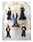 Harry Potter Miniature Hanging Ornaments Set of 5 by Enesco 2001
