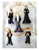 Harry Potter Miniature Hanging Ornaments Set of 5 by Enesco 2001