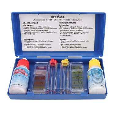TOPINCN Water Test Kit Accuracy PH Quality Testing Home Pool Instruments Detect Swimming Tool