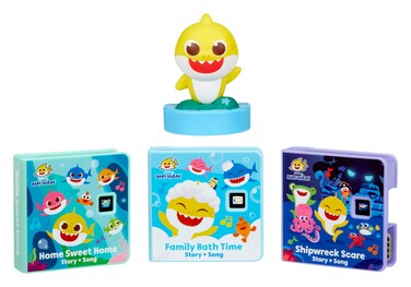 Little Tikes Baby Shark Family Collection, Storytime, Books, Audio Play Character, Gift and Toy for Toddlers and Kids Girls Boys Ages 3+ Years