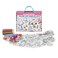 Kid Made Modern - Jewelry Making Kit - Shrink Art Charms - 180 Pieces Set - DIY Kids Crafts - Bulk Craft Set - Create Your Own Art - Includes Art &amp; Jewelry Charm Supplies - Ages 6+