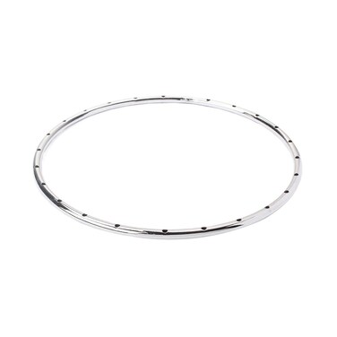 LIOOBO Guitar Part Violin Ukulele Mandolin Iron Musical Instrument Tension Hoop Flanges for 11 Inch Banjo HA203 Silver