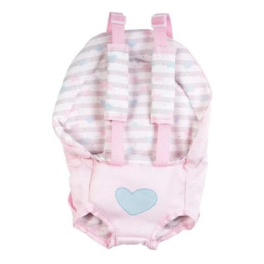 Adora Baby Doll Carrier with Adjustable Straps and Machine Washable Material, Fits Dolls &amp; Stuffed Animals Up to 20 inches, Birthday Gift For Ages 2+ - Classic Pastel Pink