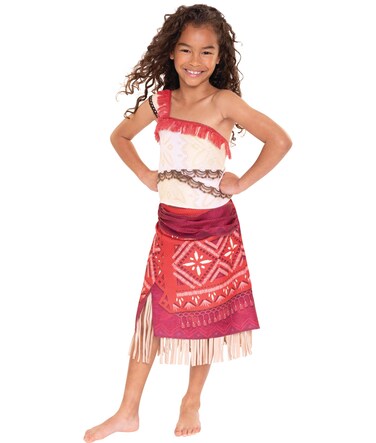 Disney Moana 2 Moana Dress Costume for Girls Adventure Outfit Fashion for Pretend Play Dress Up, Officially Licensed, Great Birthday &amp; Holiday Gift for Girls