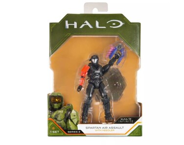 Halo Infinite World of Halo 4" Figures Series 1 2 3 4 Collection (Choose Figure) (Spartan Air Assault)