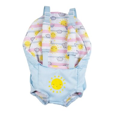 ADORA Baby Doll Carrier with Color-Changing Design, Adjustable Strap and Machine Washable Material, Fits Dolls &amp; Stuffed Animals Up to 20 inches, Birthday Gift for Ages 2+ - Sunny Days